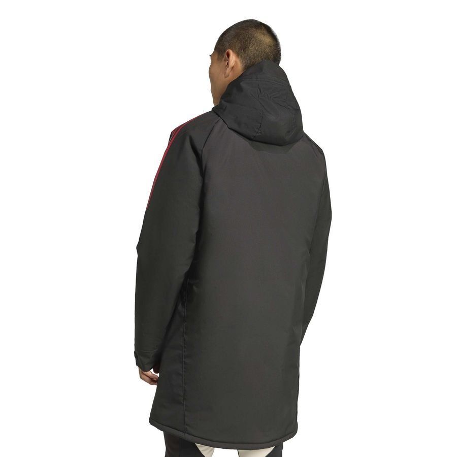 Liverpool Jacket Tiro 25 Parka - Black/Strawberry Red - Men's-SoccerKits Hub | Buy Soccer Jerseys Online